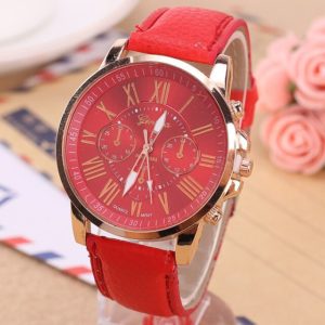 Red Colour women's watch