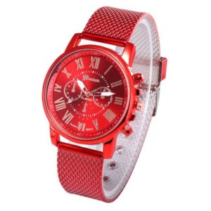 Women Red Colour watches