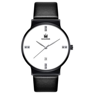 White & Black Colour Watch