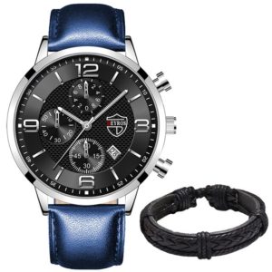 Black & Blue Men's Watches