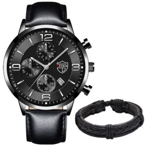 Black & Silver Men's Watches