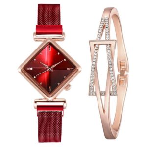 Red Colour Girl Watch