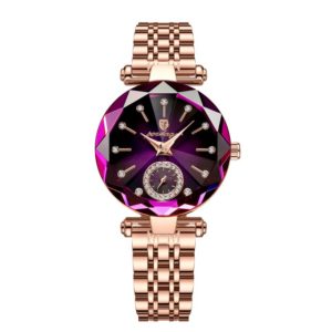 Rose Gold Purple Watch