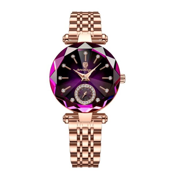 Rose Gold Purple Watch