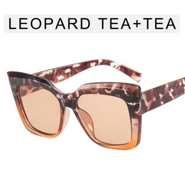 Leopard Tea Sunglasses