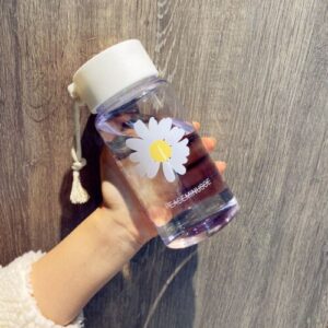 Transparent-1 Flower Water Bottles