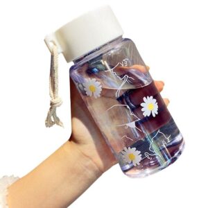 Transparent-3 Flower Water Bottles