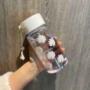 Transparent-6 Flower Water Bottles