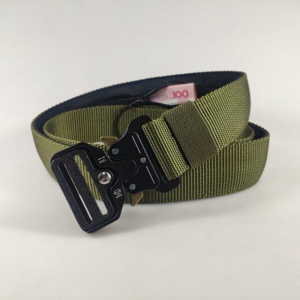 Army Green Zipper Belt