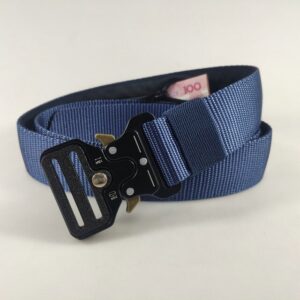 Blue Zipper Belt