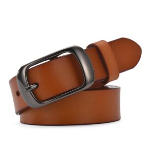Tan leather belt