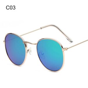 Light Blue Square Sunglasses