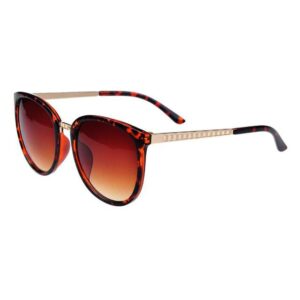 LeopardTea Round Sunglasses